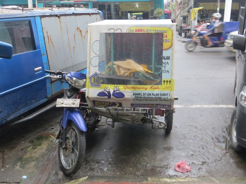 becak rickshaw medan sumatra